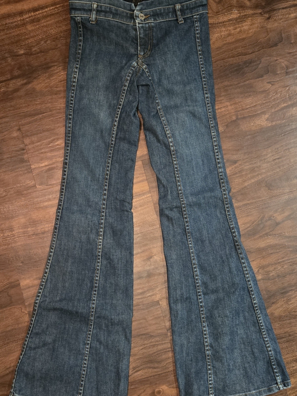 Vintage Y2K Juicy Couture Sample Flare Jeans | Size 25 | Made in USA
